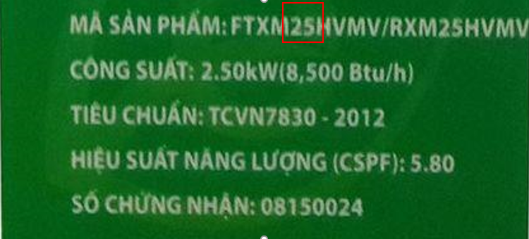 Máy lạnh 3 ngựa bao nhiêu btu?