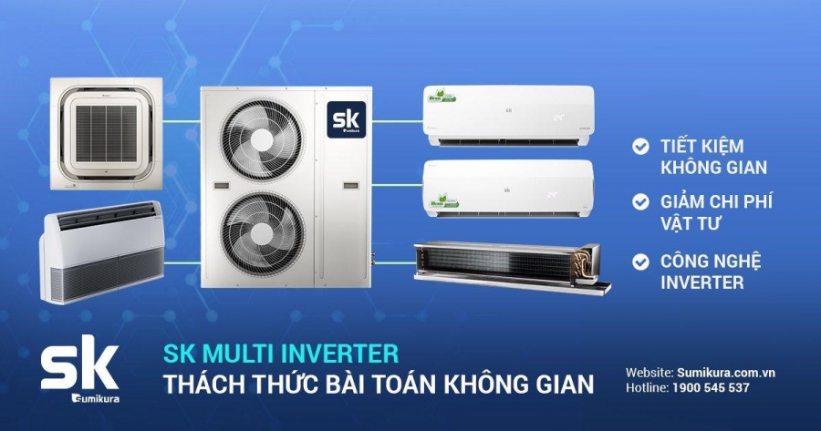 Hệ thống điều hòa multi là gì? - Tin tức