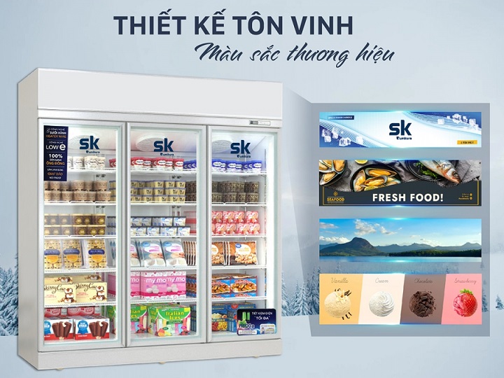 Tủ đông mặt kính có tác dụng gì? - Tin tức