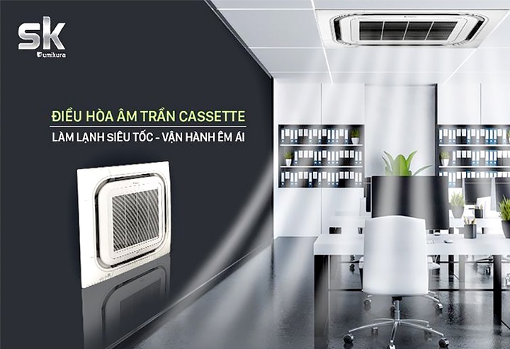 Có nên lắp điều hòa cassette âm trần 24000btu? - Tin tức