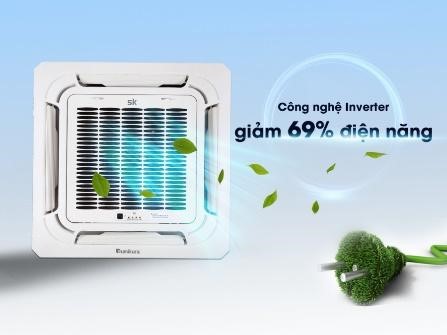 Điều hòa âm trần nối ống gió 12000btu có ưu điểm gì? - Tin tức