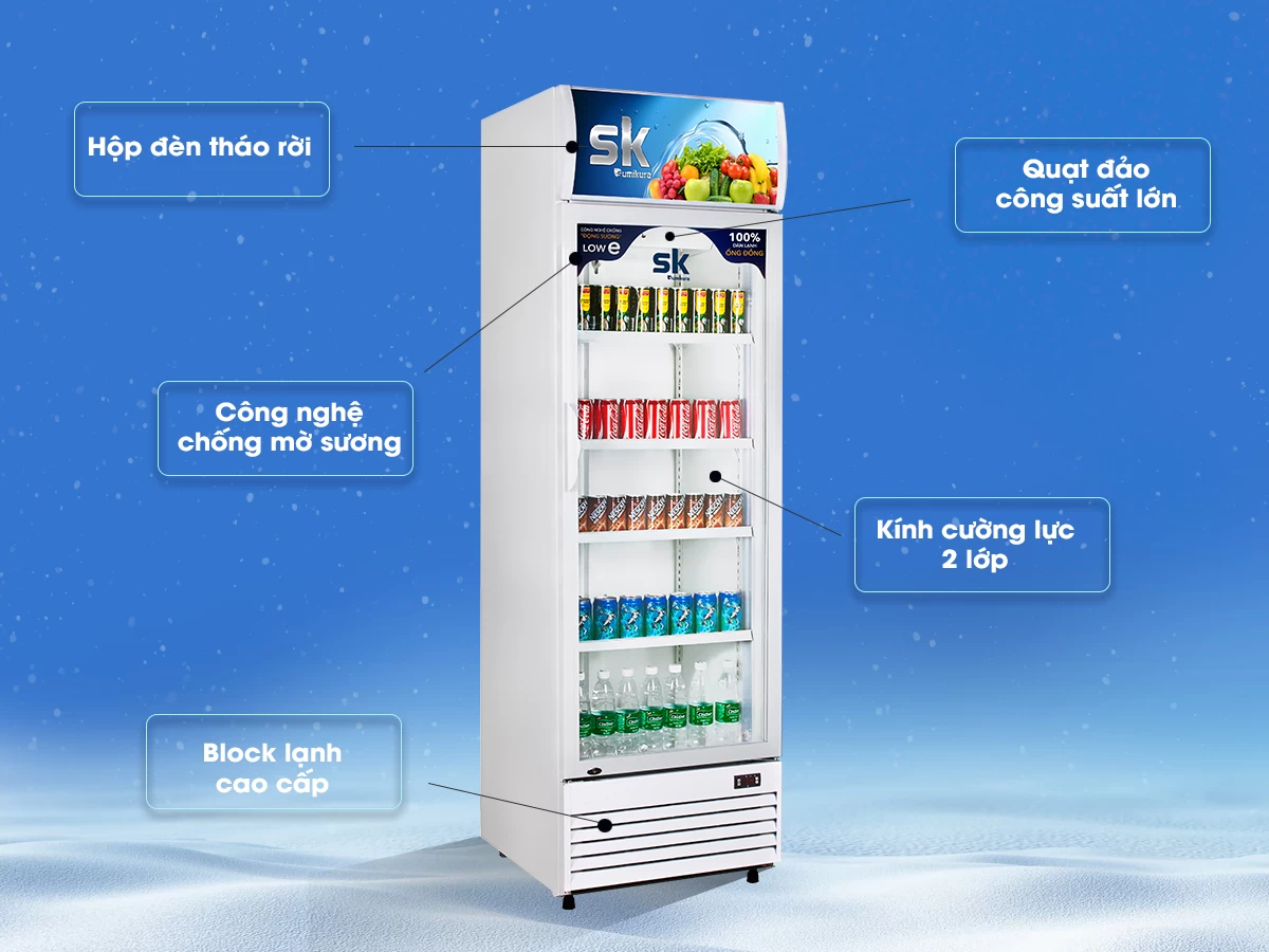 Tủ mát 250l - Phân loại