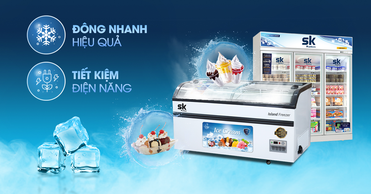 Những ưu điểm khi dùng tủ đông đựng kem - Tin tức