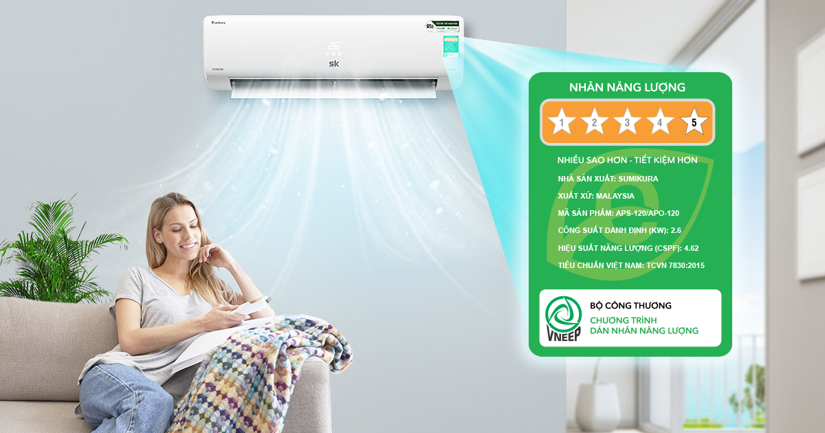 Lý do chọn điều hòa inverter 12000btu SK Sumikura cho gia đình - Tin tức