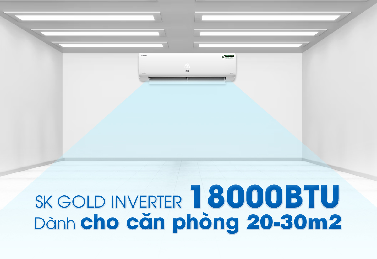 Tính năng của điều hòa treo tường 18000btu 1 chiều inverter Sumikura - Tin tức