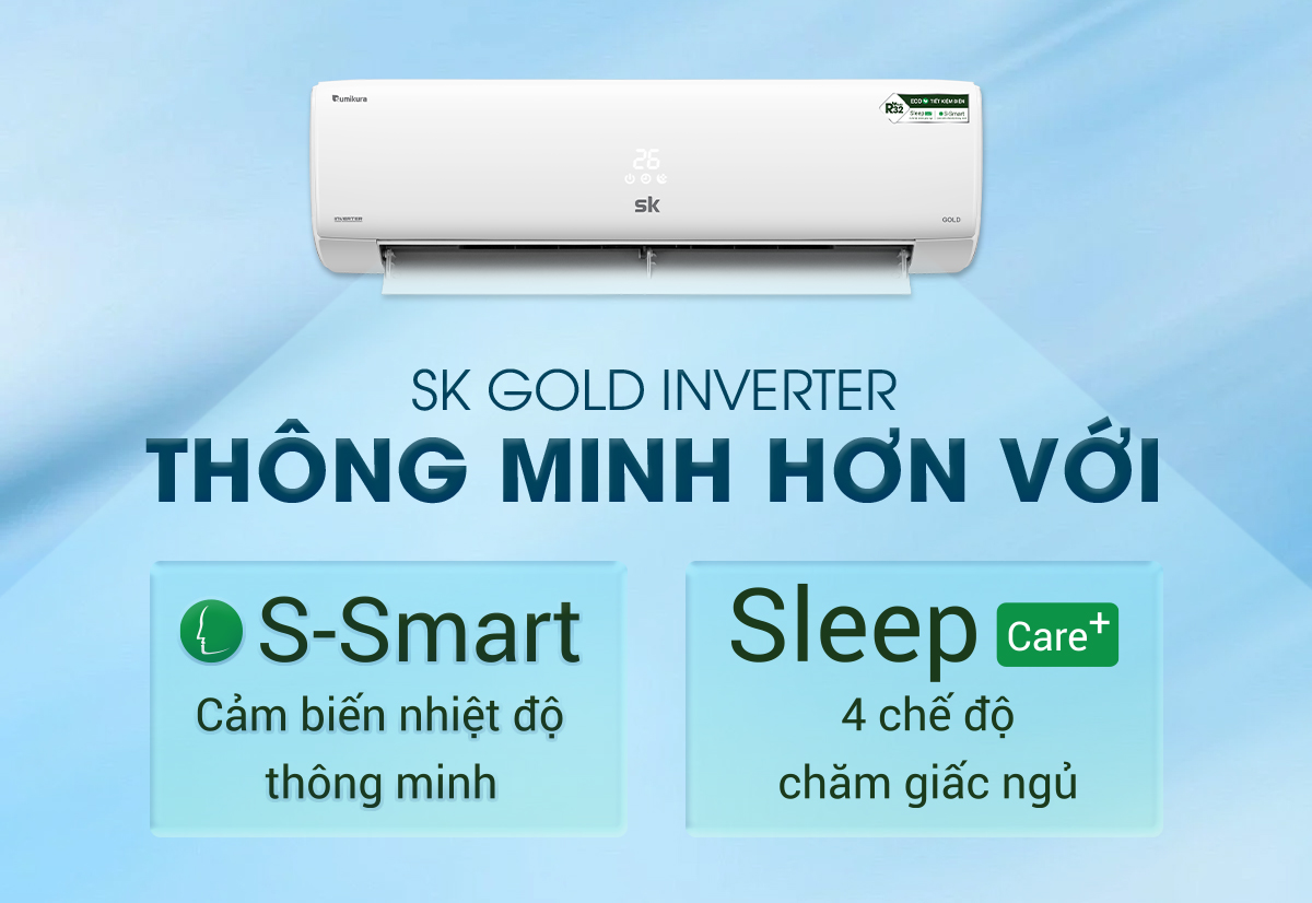 Tính năng của điều hòa treo tường 18000btu 1 chiều inverter Sumikura - Tin tức