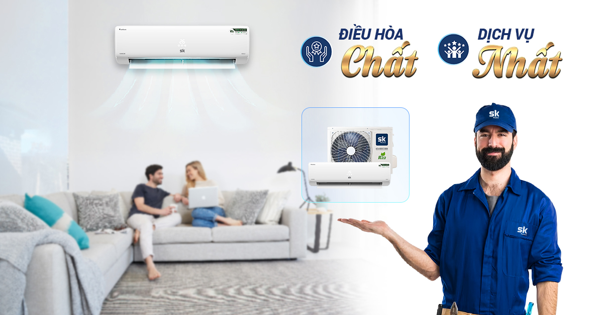 Tại sao nên chọn điều hòa treo tường 24000btu Sumikura? - Tin tức