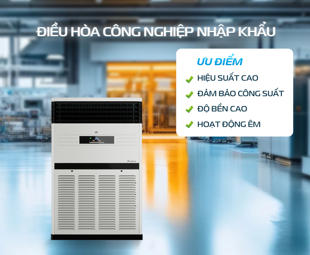 Các loại điều hòa tủ đứng Sumikura 3 pha - Tin tức