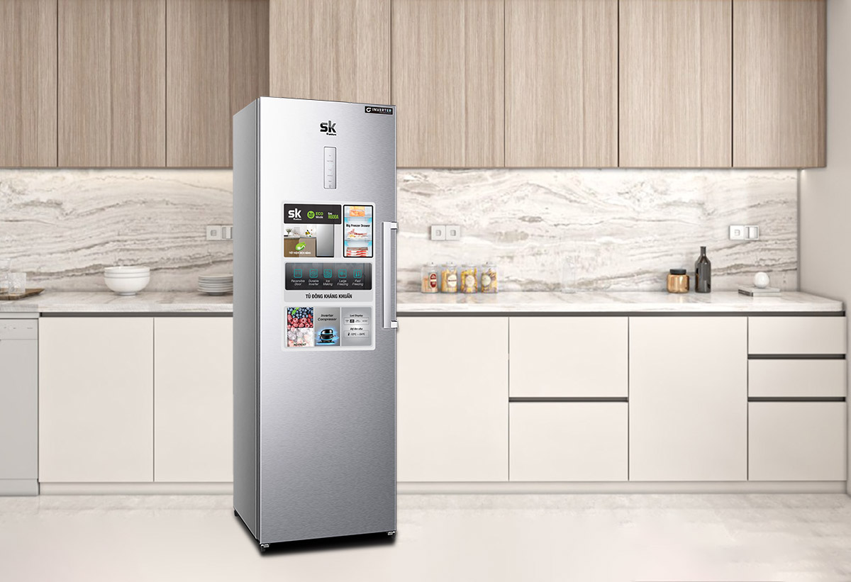 Những mẫu tủ đông đứng inverter không đóng tuyết tiết kiệm điện - Tin tức
