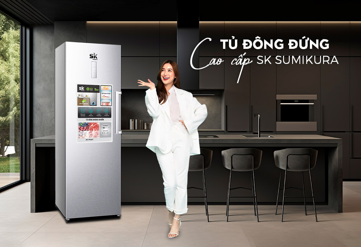 SKFU-350: Tủ đựng thực phẩm đông lạnh cho gia đình - Tin tức