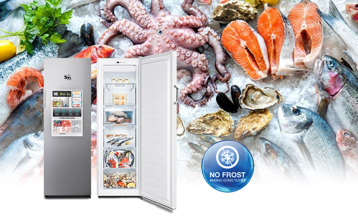 SKFU-220HSN: Tủ đông bảo quản hải sản giữ nguyên độ tươi lâu dài - Tin tức
