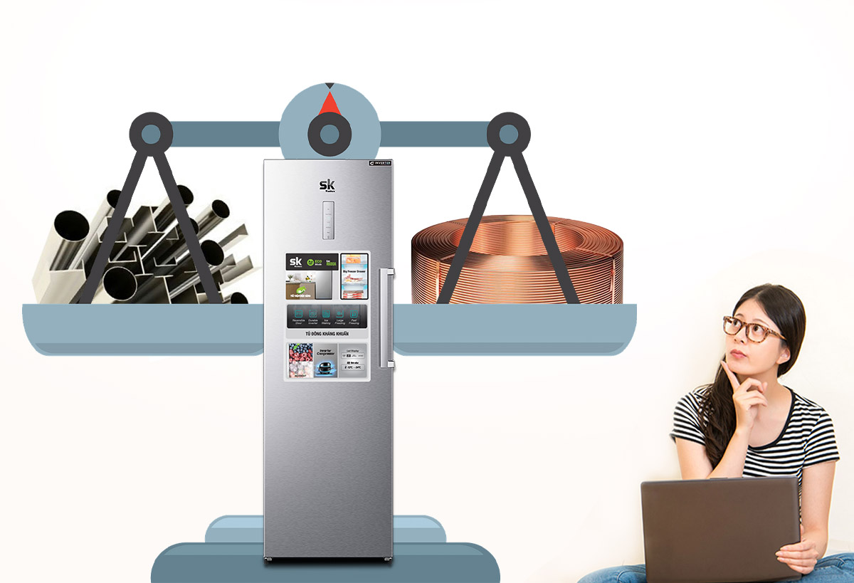 Nên chọn mua tủ đông dàn đồng hay dàn nhôm tốt hơn? - Tin tức