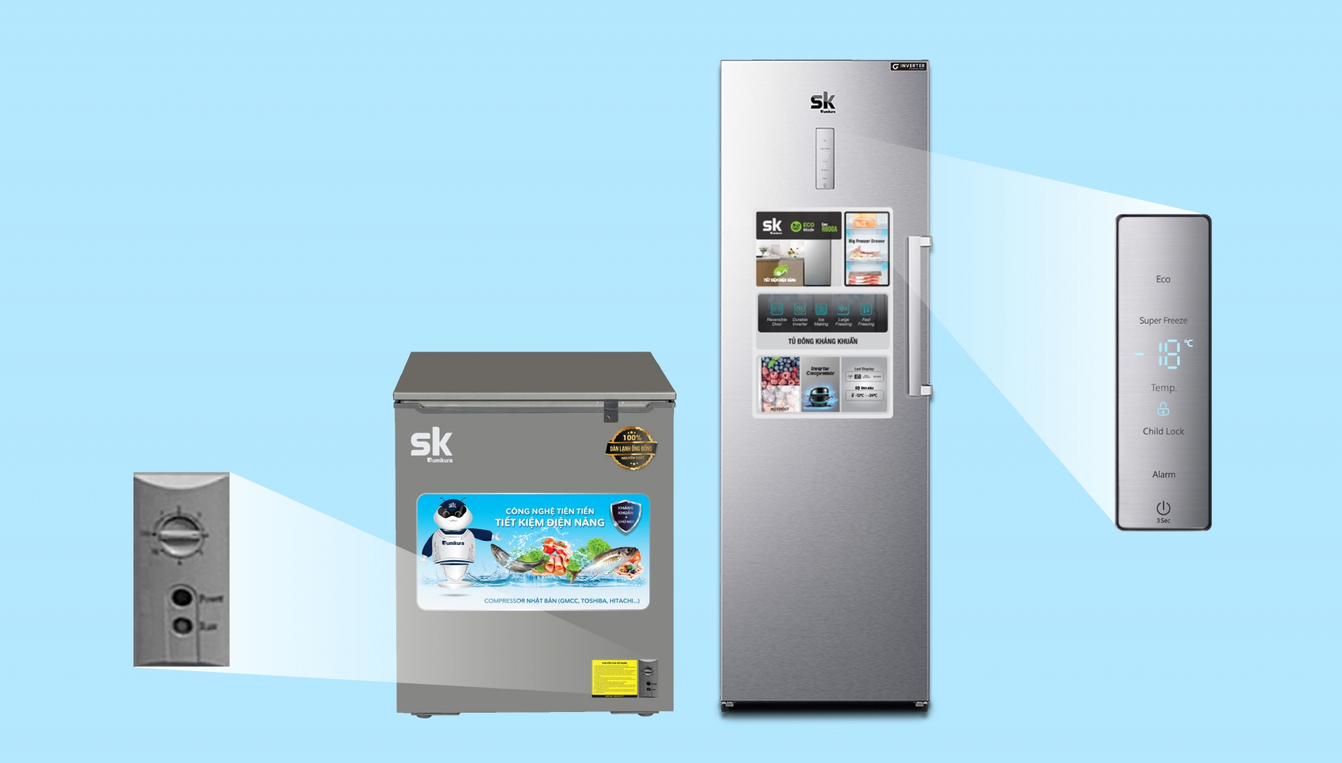 Tủ đông nên để số mấy để bảo quản thực phẩm tốt nhất - Tin tức