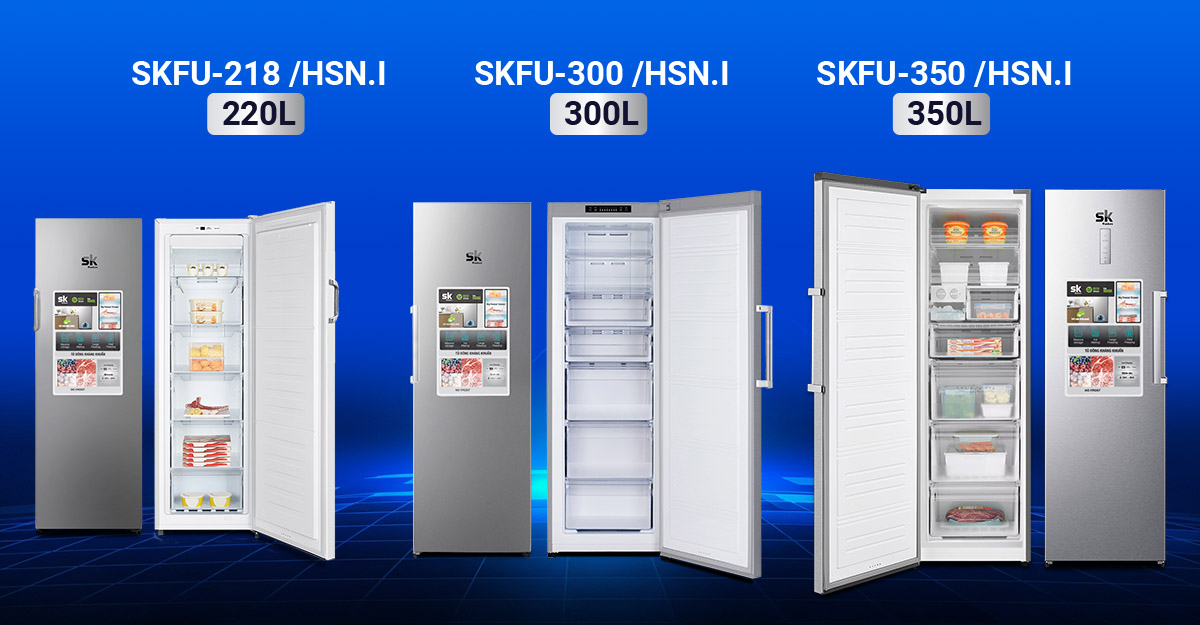 SKFU-220.HSN: Tủ đông 1 ngăn 1 cánh phù hợp cho gia đình nhỏ - Tin tức