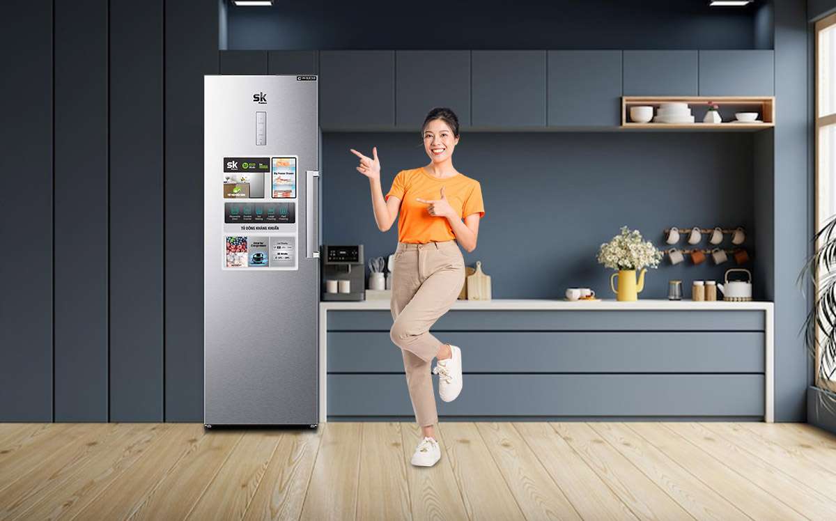 SKFU-350HSN.I: Tủ đông 1 ngăn inverter tiết kiệm điện vận hành êm ái - Tin tức