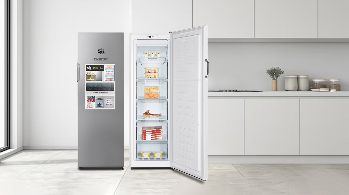 Tủ đông 100L đựng được bao nhiêu kg thực phẩm? - Tin tức