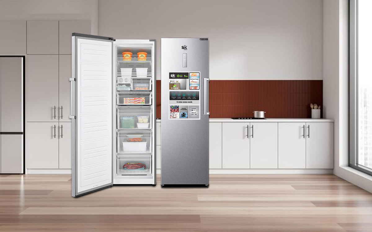 Tủ đông 100L đựng được bao nhiêu kg thực phẩm? - Tin tức