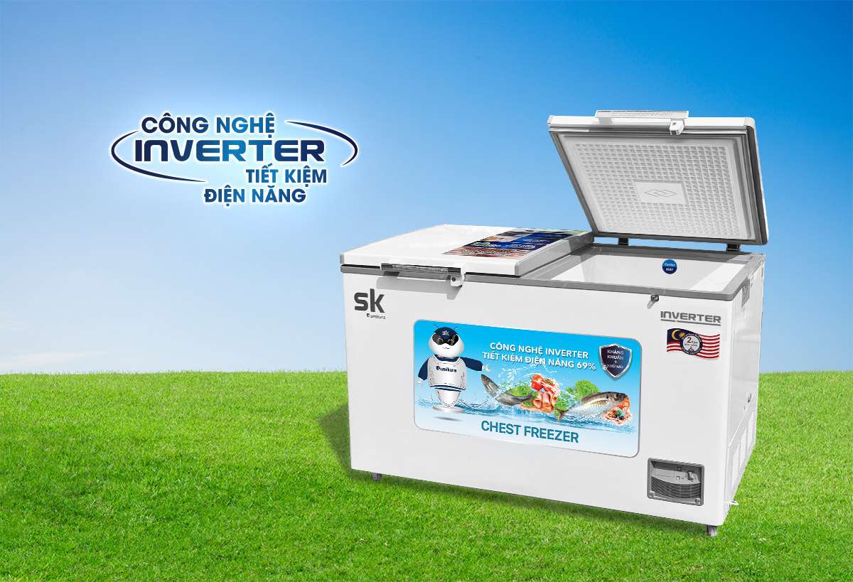 SKF-400DI/JS: Tủ đông 2 ngăn inverter tiết kiệm điện tốt nhất - Tin tức