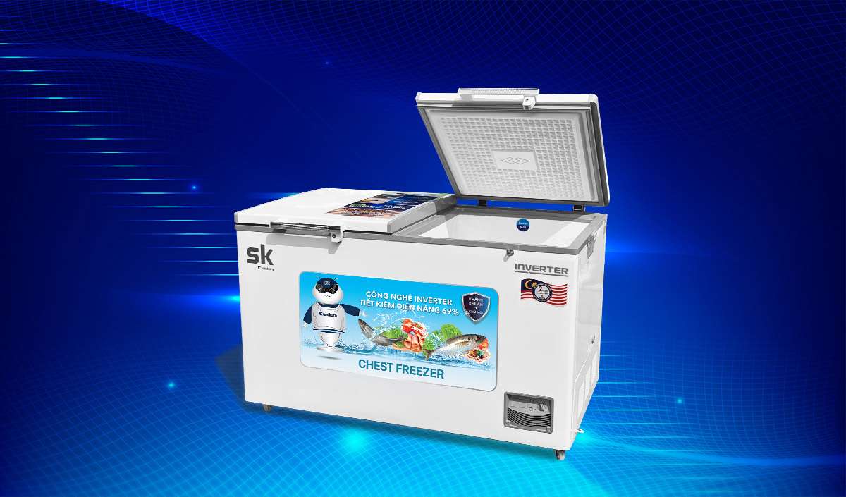 SKF-400DI/JS: Tủ đông 2 ngăn inverter tiết kiệm điện tốt nhất - Tin tức