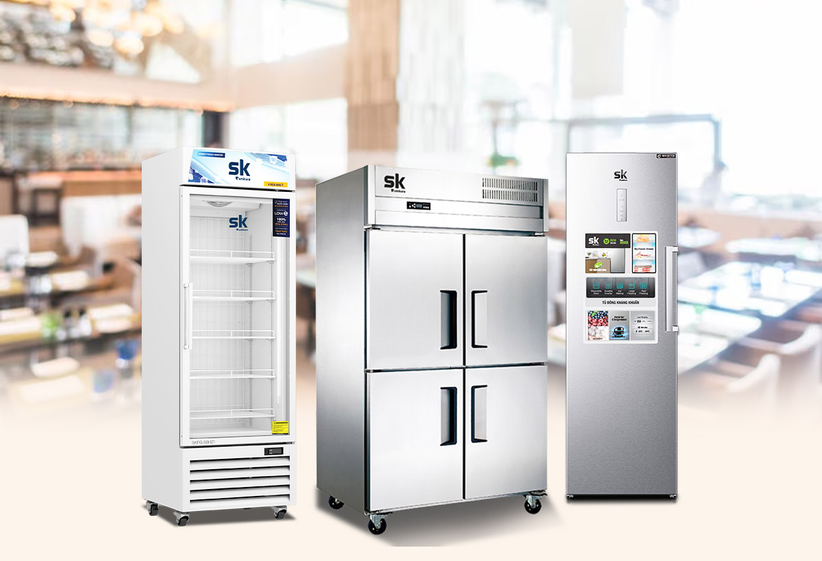 3 mẫu tủ đông đứng công nghiệp dung tích lớn cho nhà hàng - Tin tức