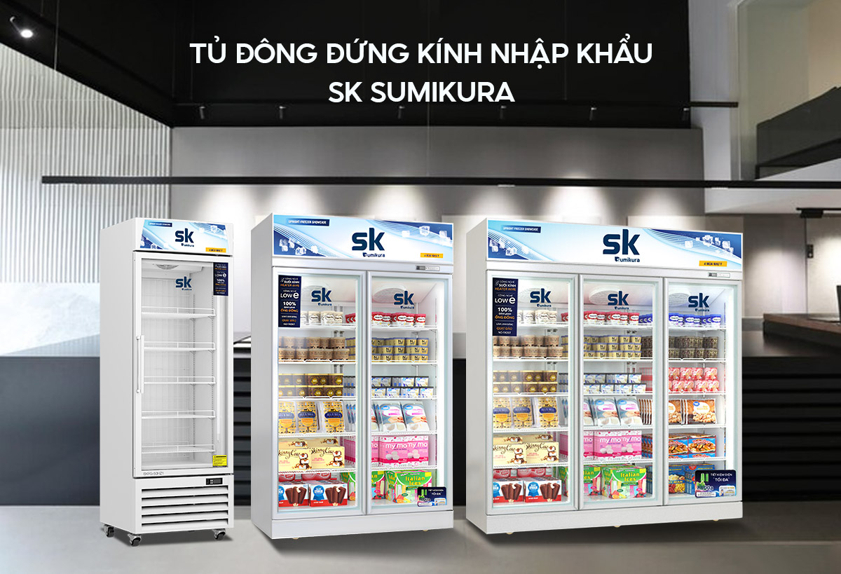Các mẫu tủ đông đứng mặt kính sang trọng cho mọi không gian - Tin tức