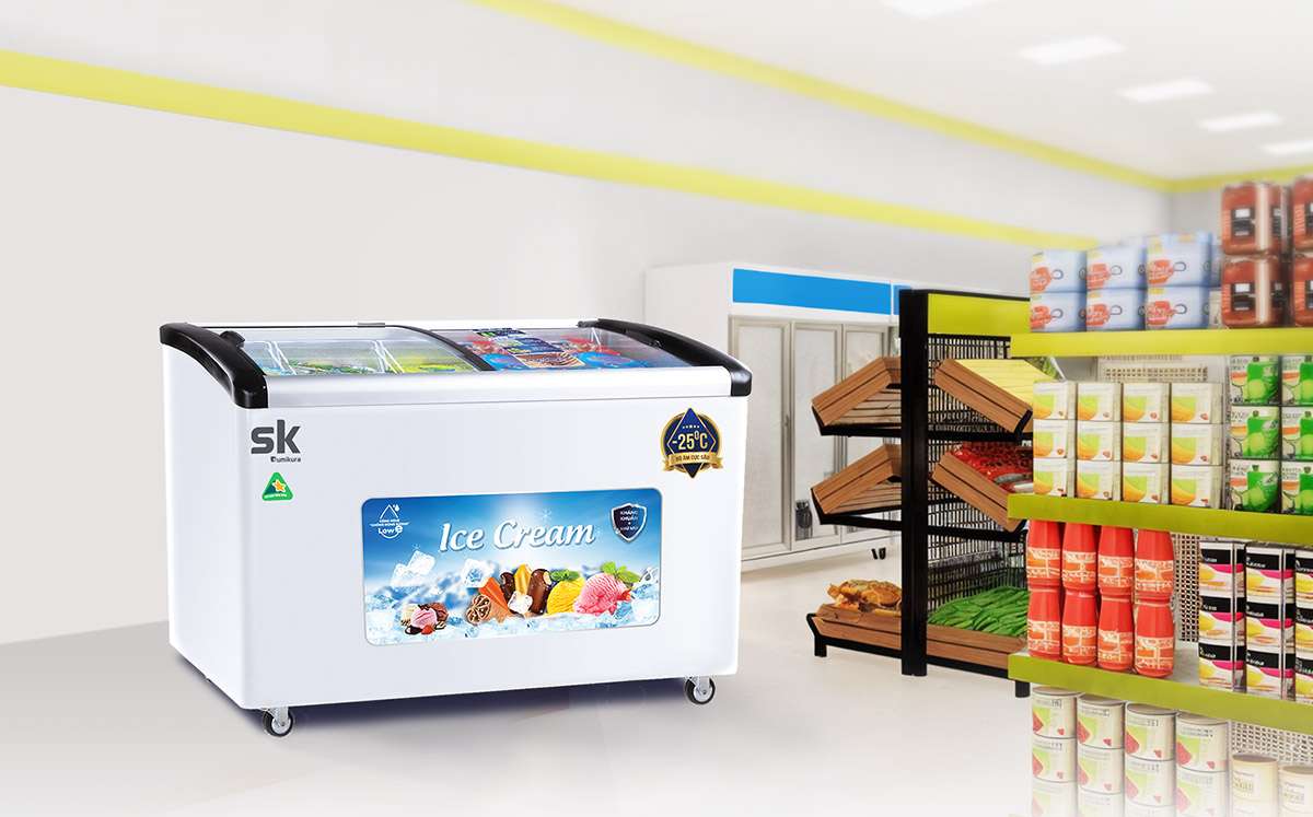 Top 3 mẫu tủ đông kính lùa trưng bày sản phẩm đẹp mắt thu hút khách - Tin tức