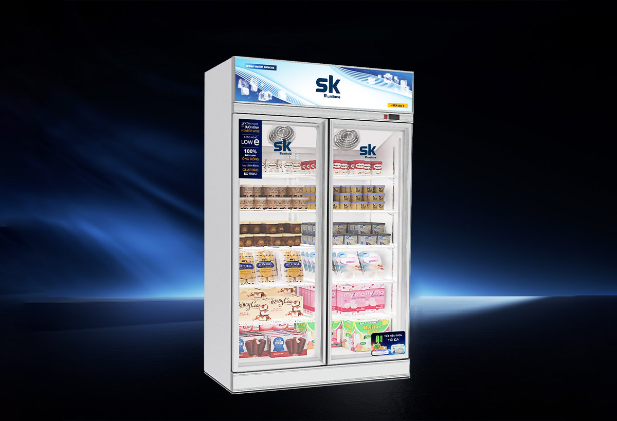 SKFG-120HZ2: Tủ đông mặt kính 2 ngăn thiết kế tuyệt đẹp - Tin tức