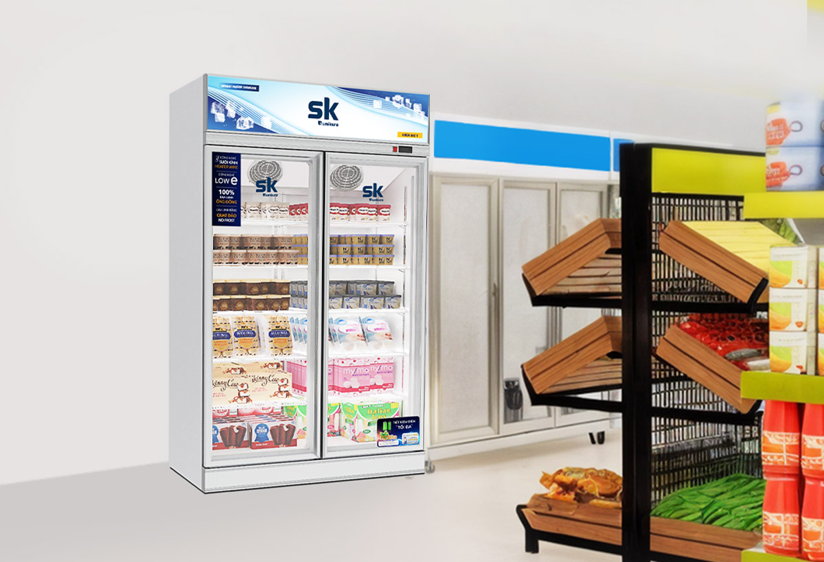 SKFG-120HZ2: Tủ đông mặt kính 2 ngăn thiết kế tuyệt đẹp - Tin tức