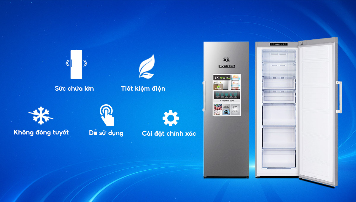 SKFU-300HSN.I: Tiêu chuẩn tủ đông trữ lạnh công nghiệp tại nhà - Tin tức