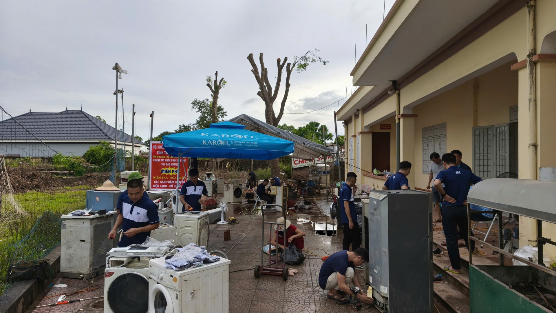 SK Sumikura Chung Tay Khắc Phục Hậu Quả Bão Số 10 - Sự kiện