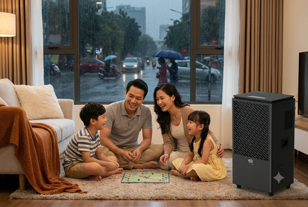 Bật máy hút ẩm khi ngủ có ảnh hưởng đến sức khỏe không? - Tin tức