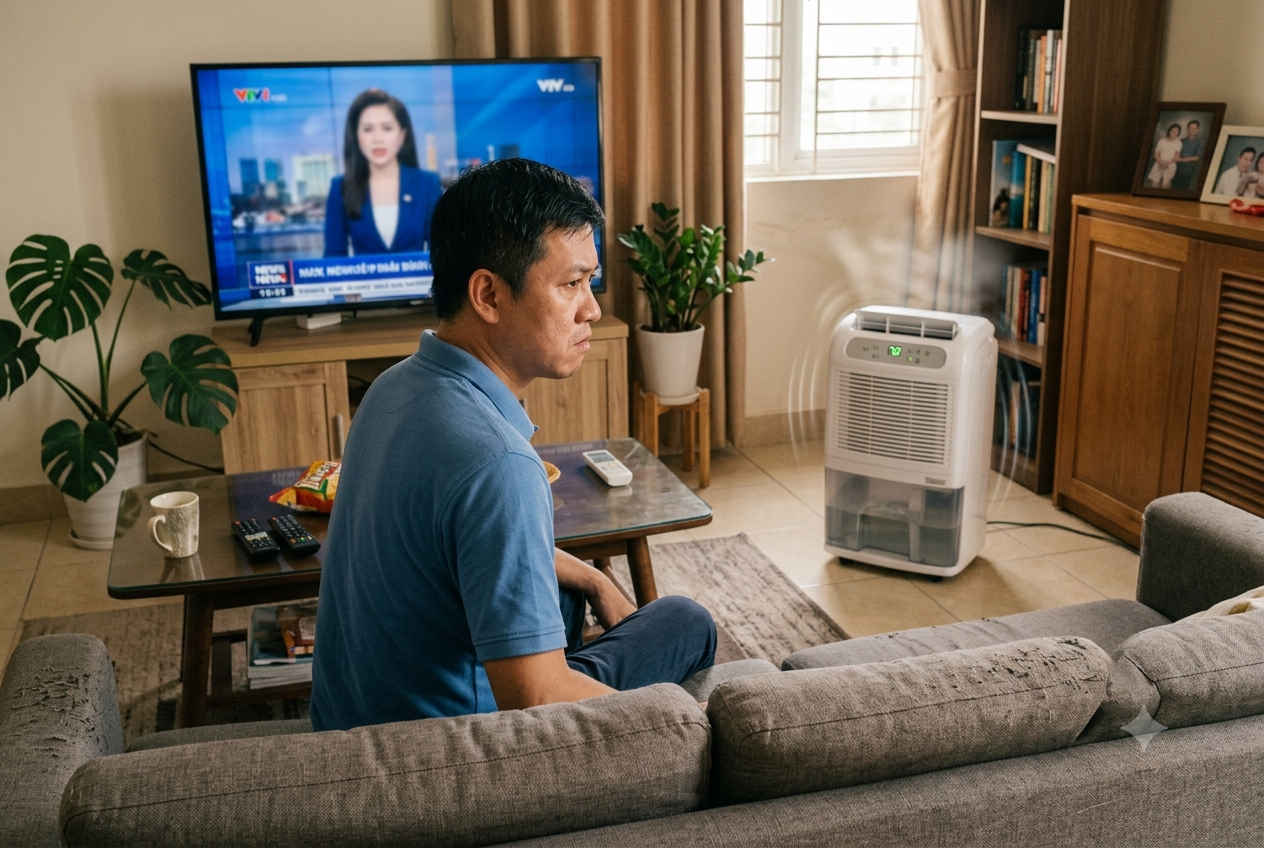 Máy hút ẩm có ồn ảnh hưởng giấc ngủ ban đêm không? - Tin tức