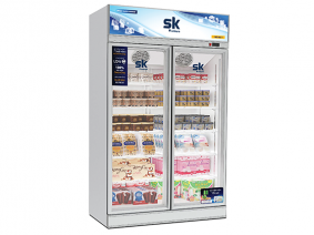 Tủ đông đứng kính SK Sumikura 1200 lít - Tủ đông đứng kính