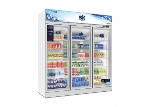Tủ đông đứng kính SK Sumikura 1800 lít - Tủ đông đứng kính