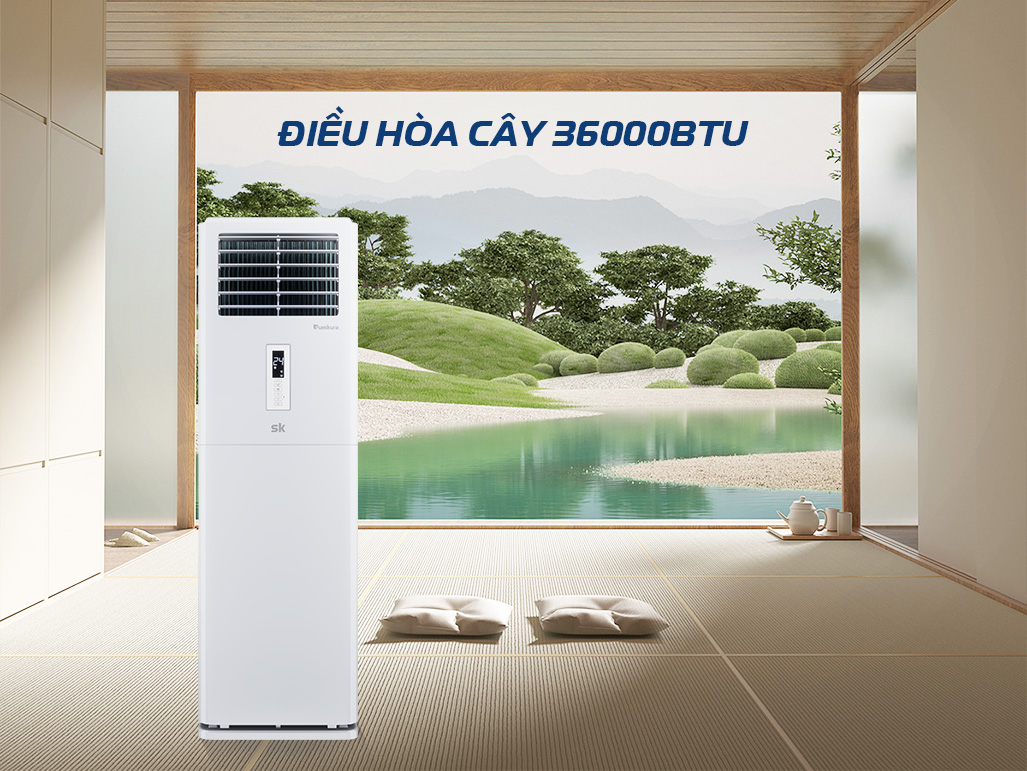 Ưu điểm khi sử dụng điều hòa cây Sumikura 36000btu - Tin tức