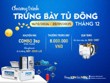 Chương Trình Trưng Bày Tủ Đông Tủ Mát - Khuyến mãi