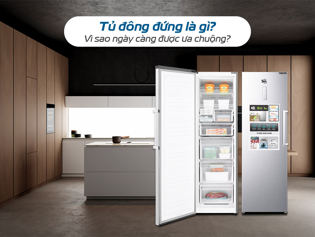 Những mẫu tủ đông đứng inverter không đóng tuyết tiết kiệm điện - Tin tức