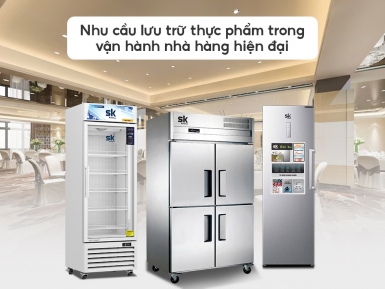 3 mẫu tủ đông đứng công nghiệp dung tích lớn cho nhà hàng - Tin tức