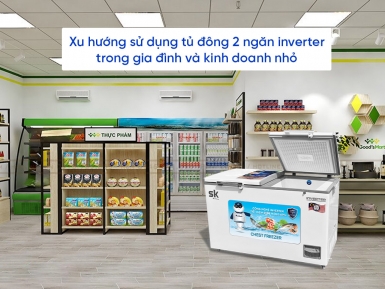 SKF-400DI/JS: Tủ đông 2 ngăn inverter tiết kiệm điện tốt nhất - Tin tức