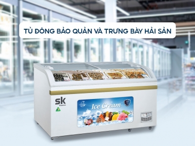 SKFS-500C/FS: Tủ đông trưng bày hải sản giữ độ tươi ngon lâu hơn - Tin tức