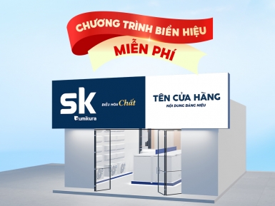 Phát Động Chương Trình Biển Hiệu Miễn Phí Dành Cho Đại Lý SK Toàn Quốc - Khuyến mãi